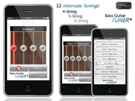 Bass Guitar Tunings android App screenshot 3